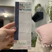My Plan My Way Task Pad 3”x 8.5”50 Sheets Fits mini 3 ring binder NEW IN PKG