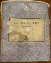 LAURA ASHLEY BLUE SYCAMORE/QUARTET BLOUSON WINDOW VALANCE. NIP.