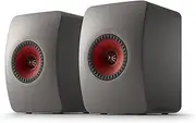 KEF LS50 Meta Bookshelf Speaker (Pair, Titanium Grey)