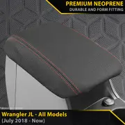 Jeep Wrangler JL - GP6 Premium Neoprene Console Lid Cover (Made to Order)