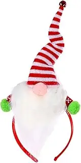 [Healeved] Lovely Christmas Hair Decoration Christmas Hair Prop Plush Christmas Hairband for Girls
