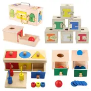 NNEOBA Wooden Puzzles Toys Memory Match Stick Chess Game Fun Puzzle Board Game Educational Color Cognitive Geometric Shape Toy For Kids