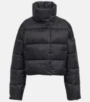 [Alo Yoga] Alo Yoga Cropped puffer jacket AU 8 black