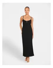 [Pilgrim] Alaina Keyhole Maxi Dress in Black