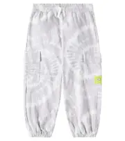 [Stella McCartney Kids] Stella McCartney Kids Printed cotton jersey sweatpants Y 4 grey
