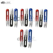 Sewing Scissors Metal Yarn Thread Trimming Cutter 12 Pcs Random Color