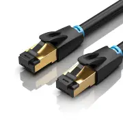 Cat8 Ethernet Cable SFTP 40Gbps Super Speed RJ45 Network Cable Gold Plated Connector for Router Modem CAT 8 Lan Cable Networking Cable