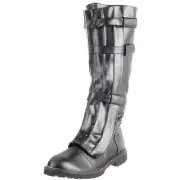 Adult Mens Skywalker Jedi Vader Sith Black Boots Costume Accessory M L XL