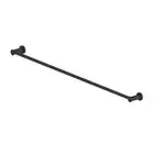 New Single Towel Rail Holder 760mm Bathroom Rack Matte Black Greens 184137