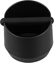 SOLUSTRE Anti-slip Grounds Container for Espresso Bars Large Storage Bucket Handle Easy to Clean Knock Box for Cafe Restaurant Kitchen