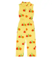 [The Animals Observatory] The Animals Observatory Grasshoper printed cotton jumpsuit Y 10 multicoloured