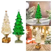 Light up Christmas Tree Snow Globe Christmas Decoration for Holidays Friends
