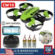 Cheerwing CW10 RC Drone 2.4Ghz WiFi FPV & APP Voice Control Drone For Adult Kids