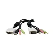 Startech DVID4N1USB15 4-IN-1 USB DVI KVM SWITCH CABLE W/ AUDIO