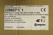 CROMPTON EATON 007 05FA LSPK C7 SM 0-100 Amp AC Meter 228607*1 CM3282
