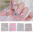 25pcs Nail Rhinestones Faux Crystal Nails Design Diy Phone Case Accessories