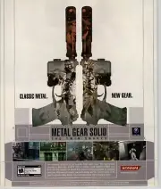 2003 Metal Gear Solid The Twin Snakes GameCube Video Game Art Vintage Print Ad