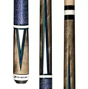 Players 4 Point White Cue With Blue Double Pressed Irish Linen Wrap C-810 New!