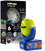 Projectables Six Image LED Plug-In Night Light, Light Sensing, Auto On/Off, P...