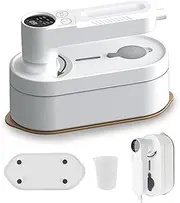 oolong 2-in-1 Garment Steamer & Travel Iron, 1400W Fast Heat Ceramic Soleplate, 180° Rotating Handle with 100ml Leakproof Tank, Portable Steamer Iron for Wool/Silk/Cotton