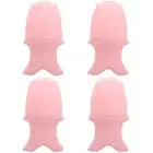 4 PCS Ice Cube Tray Facial Cream Roller Massager (Ice Grid Fish-Blue)