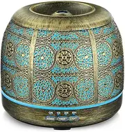 ARVIDSSON 500ml Diffusers for Essential Oils, Metal Essential Oil Diffuser for Large Room, Ultrasonic Aromatherapy Diffuser for Home