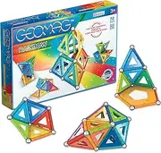 Geomag Rainbow Magnetic Building Set, Multicolor - 72 Pieces (371)