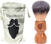 Wooden Shaving Brush For Men | Sheesham Wood Shaving Brush With Ultra Soft & Absorbent Bristles | Imitation Badger Hair Shaving Brush | Cruelty Free | For A Smooth Shave