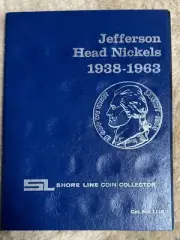Jefferson Nickel 1938 to 1963 Shoreline Coin Album Book Number 1116