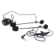 Rider Biker to Passenger Motorcycle Helmet Intercom Interphone Wired Headset AU