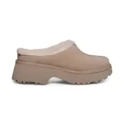 UGG NEW HEIGHTS COZY CLOG DRIFTWOOD SUEDE SLIP ON WOMEN'S SHOES SIZE US 8 NEW
