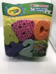 Bath Bath Foam Crayola Bold Colors 36pc Set Letters Numbers Baby/toddler soft BN