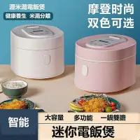 在飛比找Yahoo!奇摩拍賣優惠-迷你電飯煲 小型家用雙膽米湯隔離電飯煲 110V電飯煲 多功