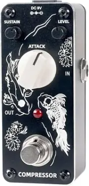 Sondery Compressor Pedal for Electric Guitar and Bass, Mini