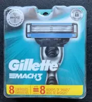 Gillette Mach3 Razor Blades - 8 Cartridges | NEW & SEALED