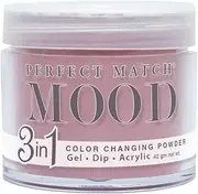Perfect Match Mood Acrylic SNS Dip Dipping Powder - PMMCP34 Dark Rose 42g
