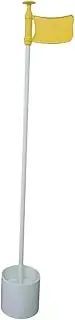 Colaxi Golf Putting Green Flag and Hole Cup Golf Flag Hole Cup Set Gifts, Golf Flag Rod Fiberglass Flagpole Practice Putting for Golfing, Lawn