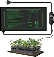 52.5x25cm Waterproof and Seedling Heat Mat, Stable and Efficient Germination Heating Pad with Digital Thermostat, Versatile Usage for Seed Starting and Reptiles (AU Plug