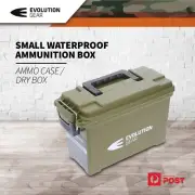 Small Ammunition Box Waterproof Ammo Case / Dry Box Olive Drab