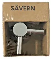 Ikea Savern Design Richard Clack Toilet Towel Hook Holder Chrome 201.626.66 New