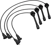 Spark Plug Wires Set 4Pcs Spark Plug Wires Direct Replacement Compatible for 96-01 Tacoma 4Runner T100 L4 2.4L 2.7L