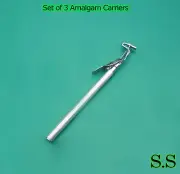 Set of 3 Amalgam Carriers SE Dental Instruments