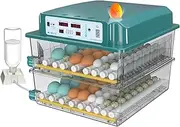 Hspireblaze Egg Incubator, Incubator for Hatching Eggs, Automatic Egg Turning, Poultry Hatching Machine, 120 Eggs incubator for Hatching Chicken Duck Quail Bird Eggs with Egg Candler