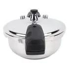 Small Stainless Steel Pressure Canner Compact and Portable Kitchen Appliance