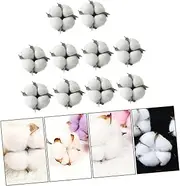 Christmas Tree Decor Cotton 10 Pack Cotton Adornment Decorations Safe for Skin for Porch Window