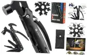 12 in 1Multitool Hammer with Snowflake Tool, Survival Gear Outdoor Multi Tool