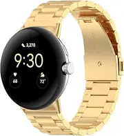 [Chofit] Metal Band intended for Google Pixel Watch 2 Smartwatch, Stainless Steel Replacement Band for Google Pixel Watch 2