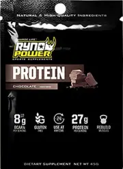 Ryno Power Protein Premium Whey Powder 1 Servings Chocolate SMP-CHOC 5101-0019