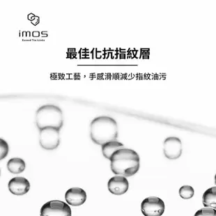 【iMos】iPhone 15 Plus 6.7吋 2.5D點膠高透 超細黑邊康寧玻璃螢幕保護貼(官方品牌館)