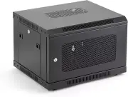 RKD6000 6U Wall-Mount Knock-Down Rack (Enclosed Steel Cabinet for Rack-Mount Com